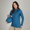 Shires Aubrion Hyde Park TEAL DITSY Shirt - Ladies & Girls